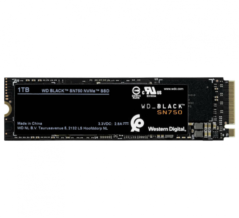 SSD Western Digital Black M2 SN750 1TB WDS10